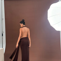 Valeria Gown Chocolate