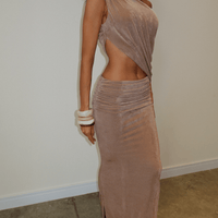 Delilah Jersey Maxi Brown