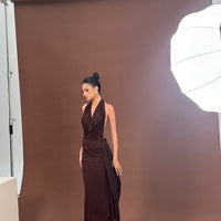 Valeria Gown Chocolate