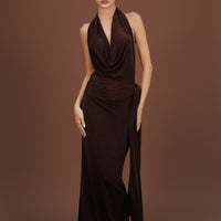 Valeria Gown Chocolate