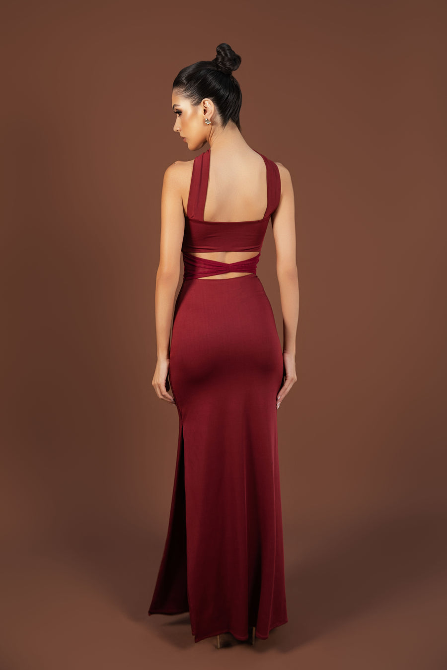 Monique Maxi Dress Cherry