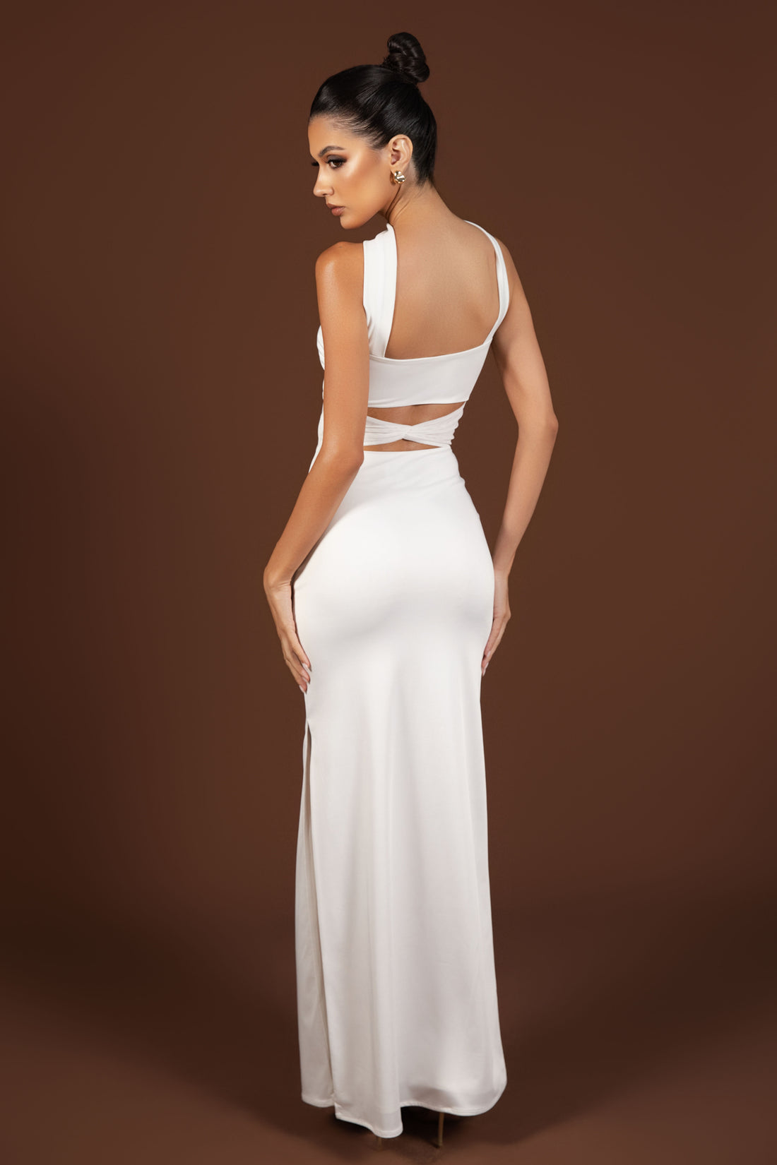 Monique Maxi Dress White