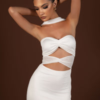 Monique Maxi Dress White