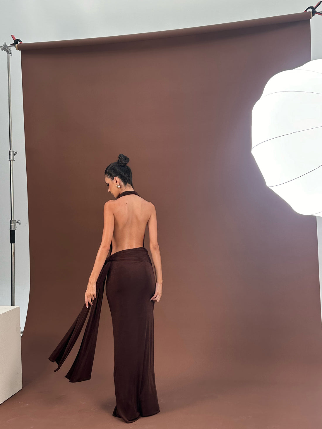 Valeria Gown Chocolate