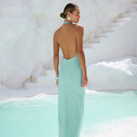 Raquel Maxi Dress Aqua