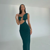 Aurelia Maxi Dress Emerald