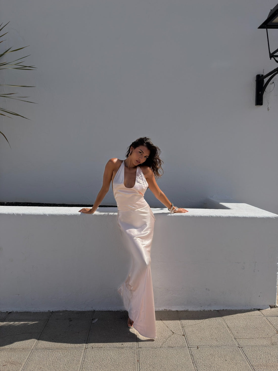 Seraphina Viscose Gown Baby Pink