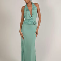 Raquel Maxi Dress Aqua